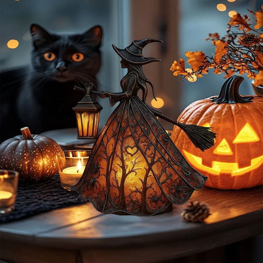 🔥Halloween Pre-Sale 49% Off-🧙‍♀️Halloween Witch Lamp—BUY 2 FREE SHIPPING